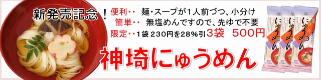 期間限定　神埼にゅうめん